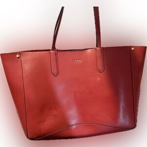 DKNY Cherry Red Tote Bag